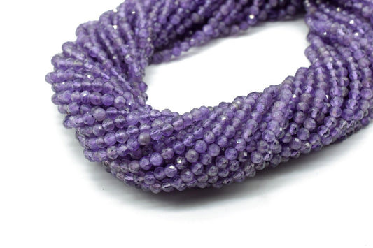 Natural Amethyst Gemstone beads,Rondelle Beads for Jewelry,Semi Precious Spacer Bead,faceted Rondelle beads,Jewelry making beads,13''strand