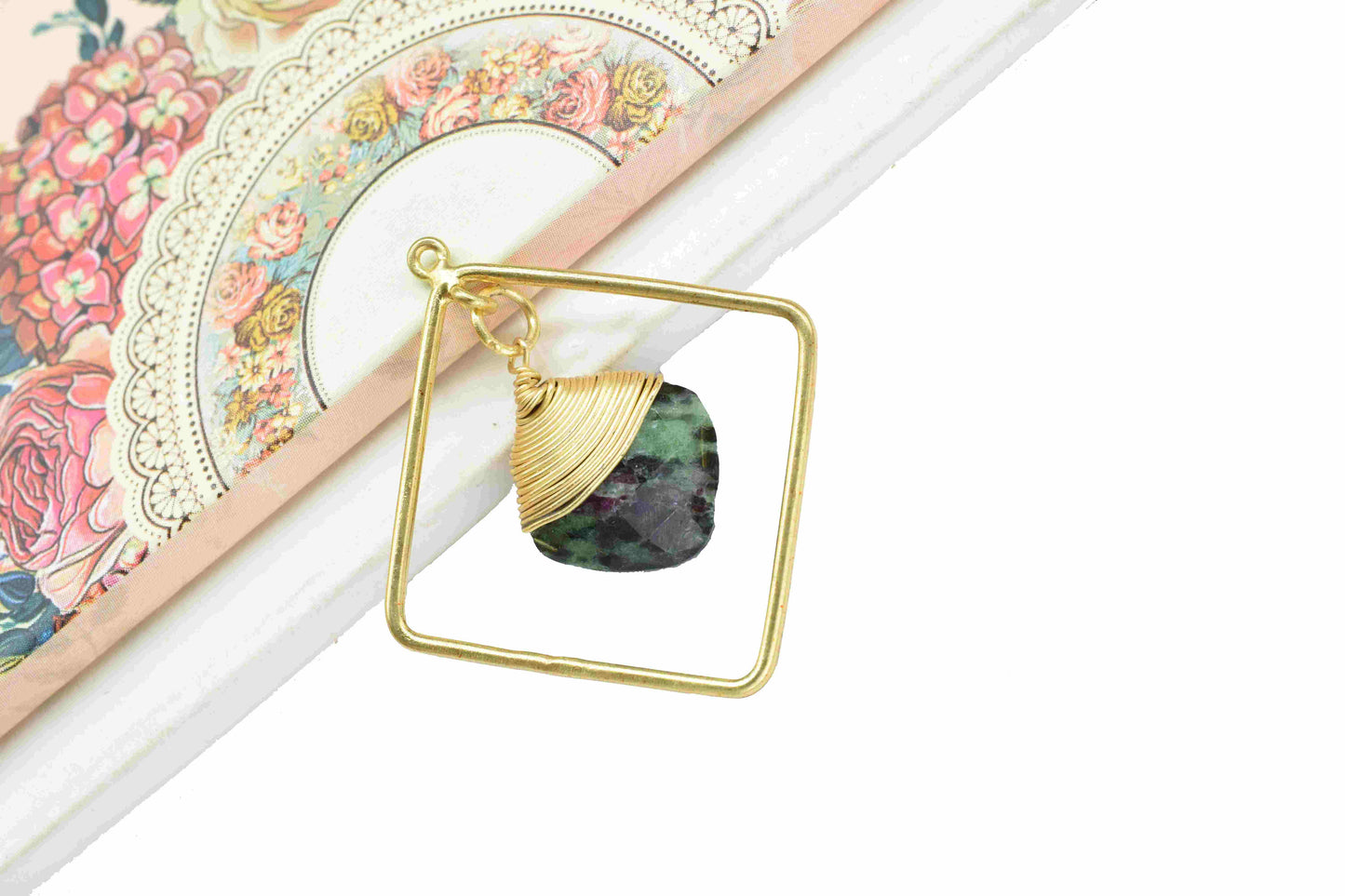 Gemstone Finding 12mm Square Pendants,Statement Earring Jewelry, Carft Supplies Tools,Handmade Circle Bezel Pendants,Gemstone Craft Supply