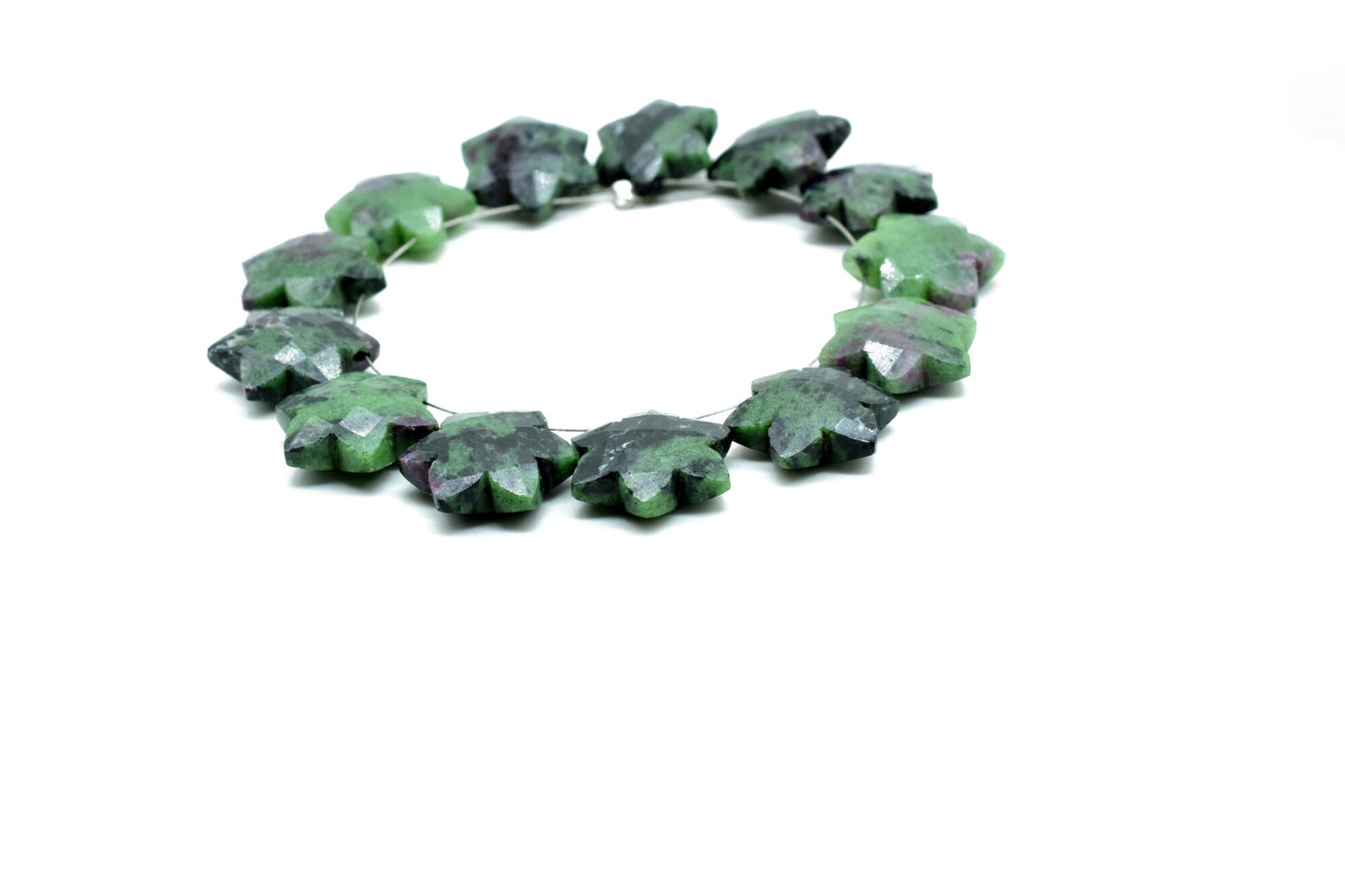 Natural Ruby Zoisite Star shape carved Briolettes,,Gemstone Briolettes,Ruby Zoisite Carved Briolettes,Ruby Zoisite Carved  Briolette