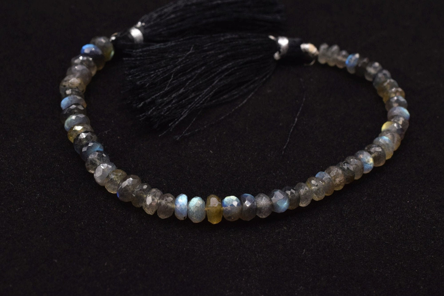 Labradorite 6mm faceted Rondelle Beads,Labradorite beads,Jewelry Making beads Craft,Labradorite Gemstone Bead,Labradorite fine beads,jewelry