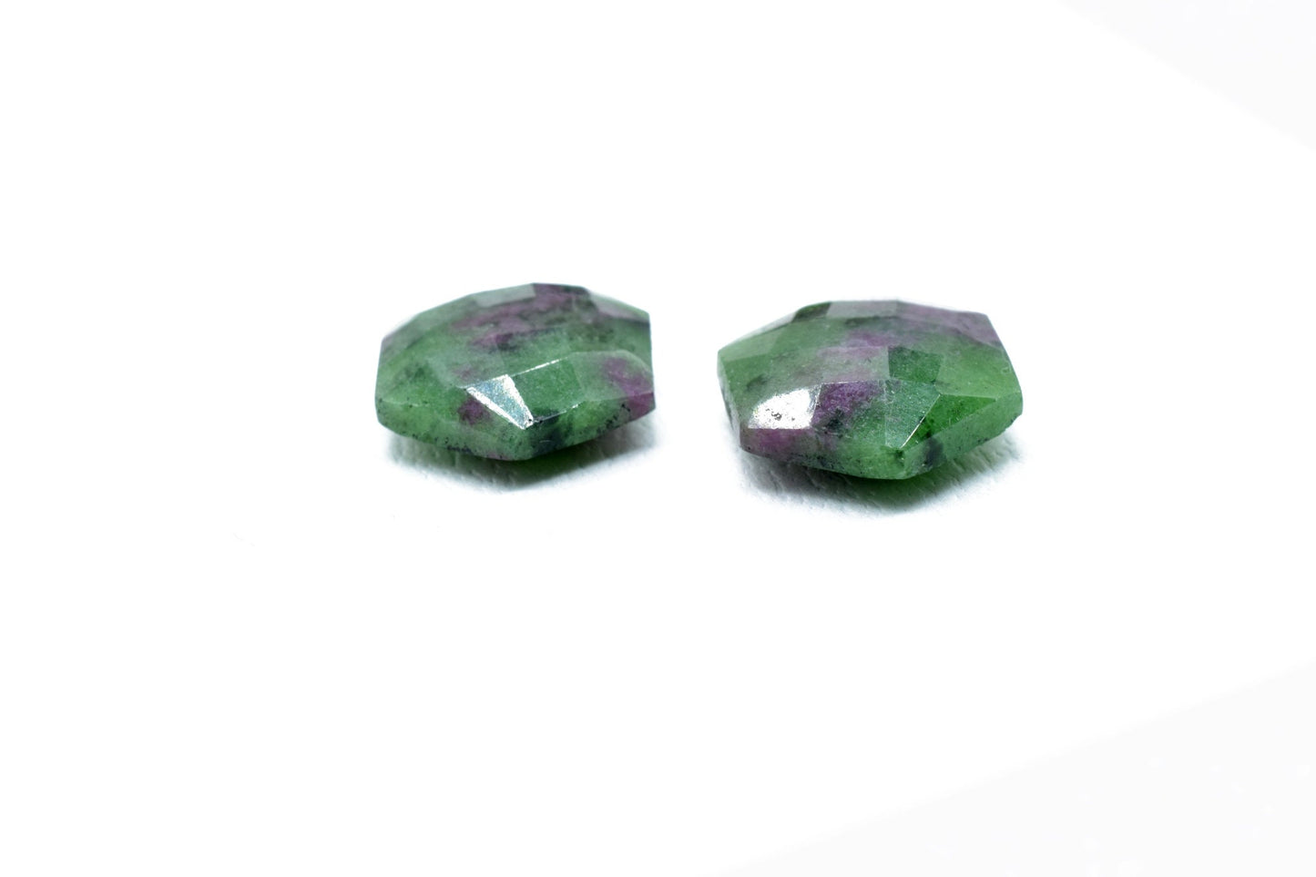 Natural Ruby Zoisite 15mm Hexagon Shape Briolette,Hexagon Drilled Charm,Fancy Shape Briolettes, Hexagon Beads,Gemstone Charm,Jewelry Beads