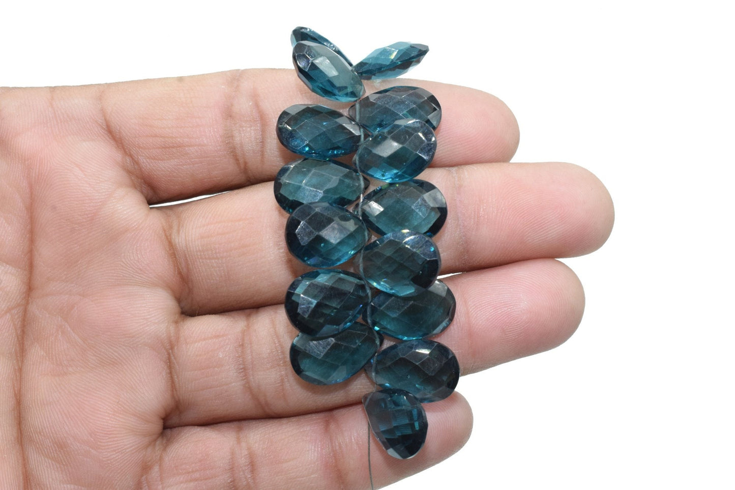 Moss Kyanite 10X15mm Faceted Pear Shape Briolettes,Jewelry Making Gemstone,Finest Quality Briolettes,Kaynite Briolette,Kaynite Teardrop bead
