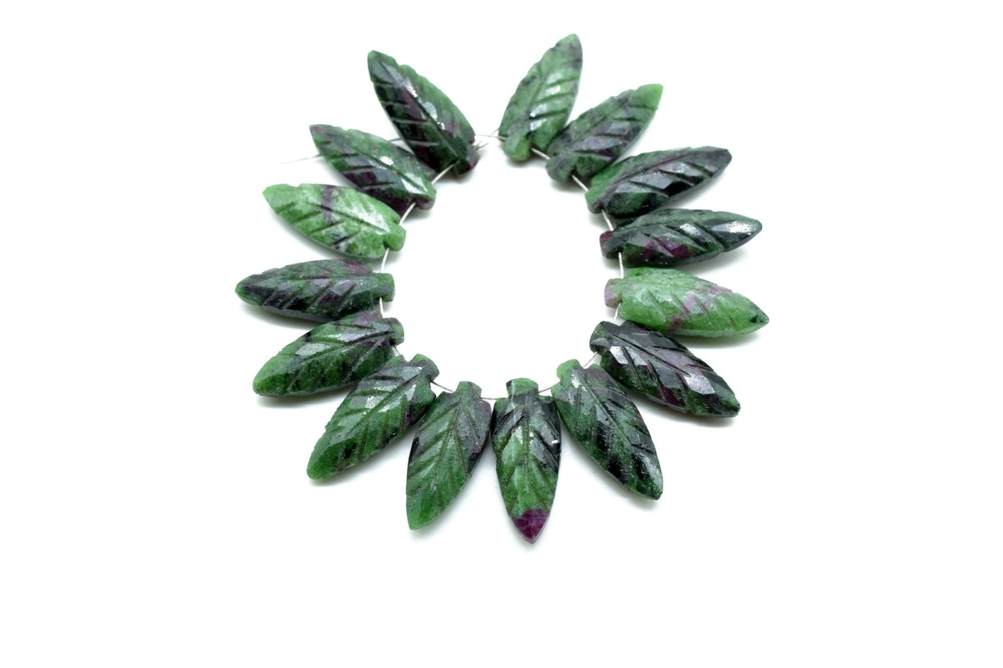 Natural Ruby Zoisite 8x20mm carved Briolettes,,Gemstone Briolettes,Ruby Zoisite Carved Briolettes,Ruby Zoisite Carved Fancy Shape Briolette