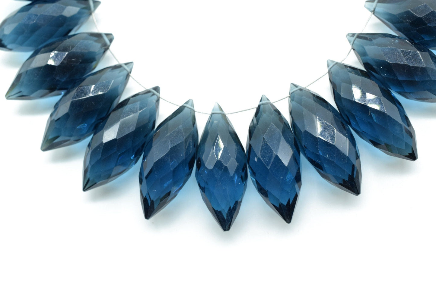 Natural Kyanite 10x25mm dew drope faceted beads,Kyanite Briolettes,AAA Quality Drops,Kyanite Dew Drop,Faceted Dew Drop,Dew Drop Briolettes