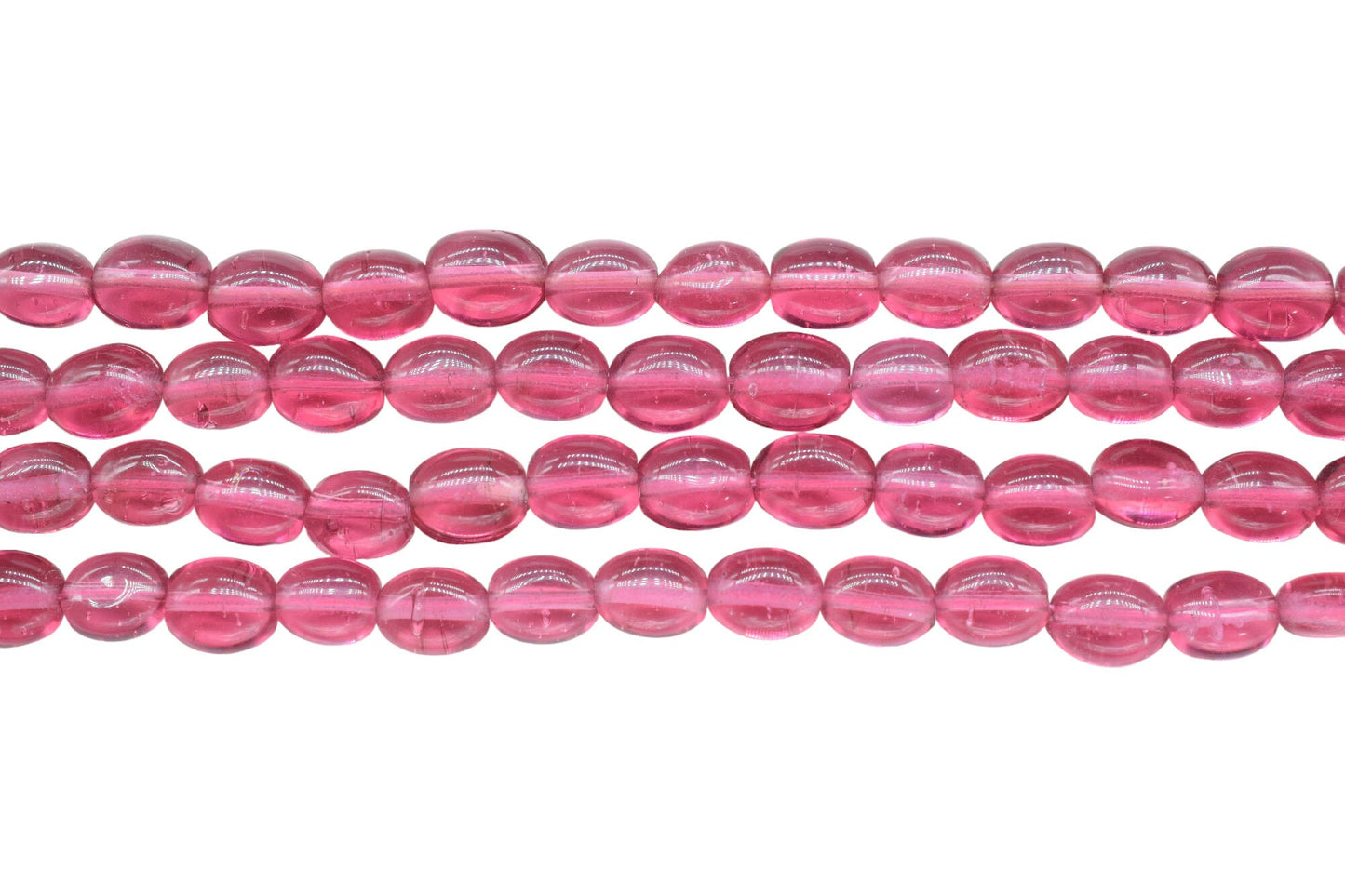 Pink Tourmaline Smooth Oval Beads,Tourmaline Quartz Smooth Beads,Loose Beads for Jewelry Making,Pink Quartz Oval Beads,Tourmaline Nuggets