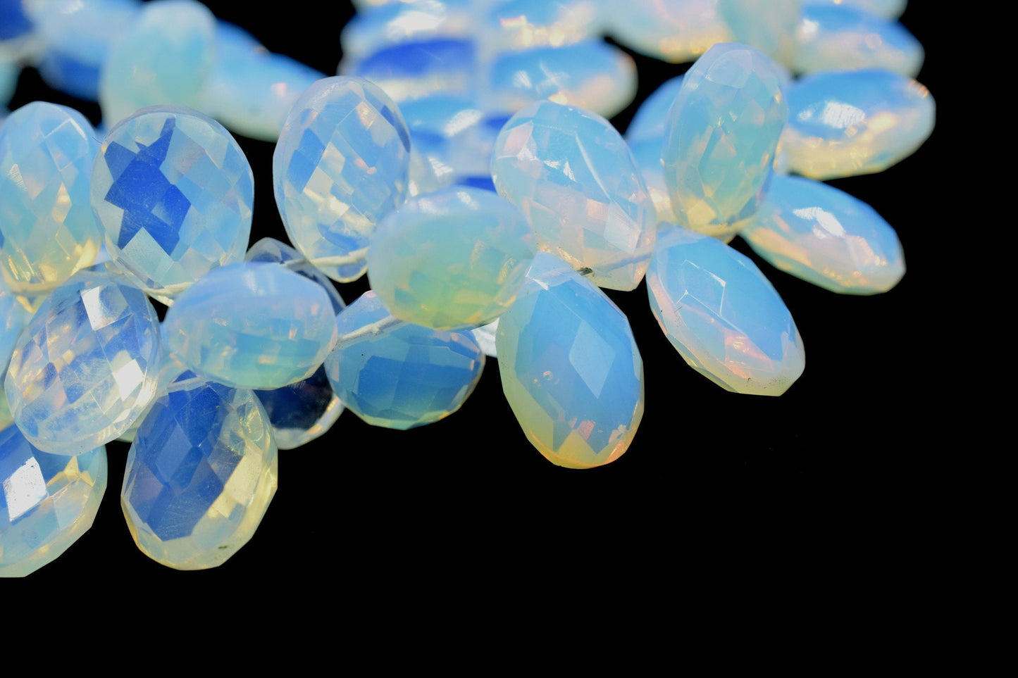 Opalite 8x12mm teardrop shape beads,jewelry making Crafts,,Opalite Pendants beads,shape Briolettes,Opalite beads,gemstone briolette,opal