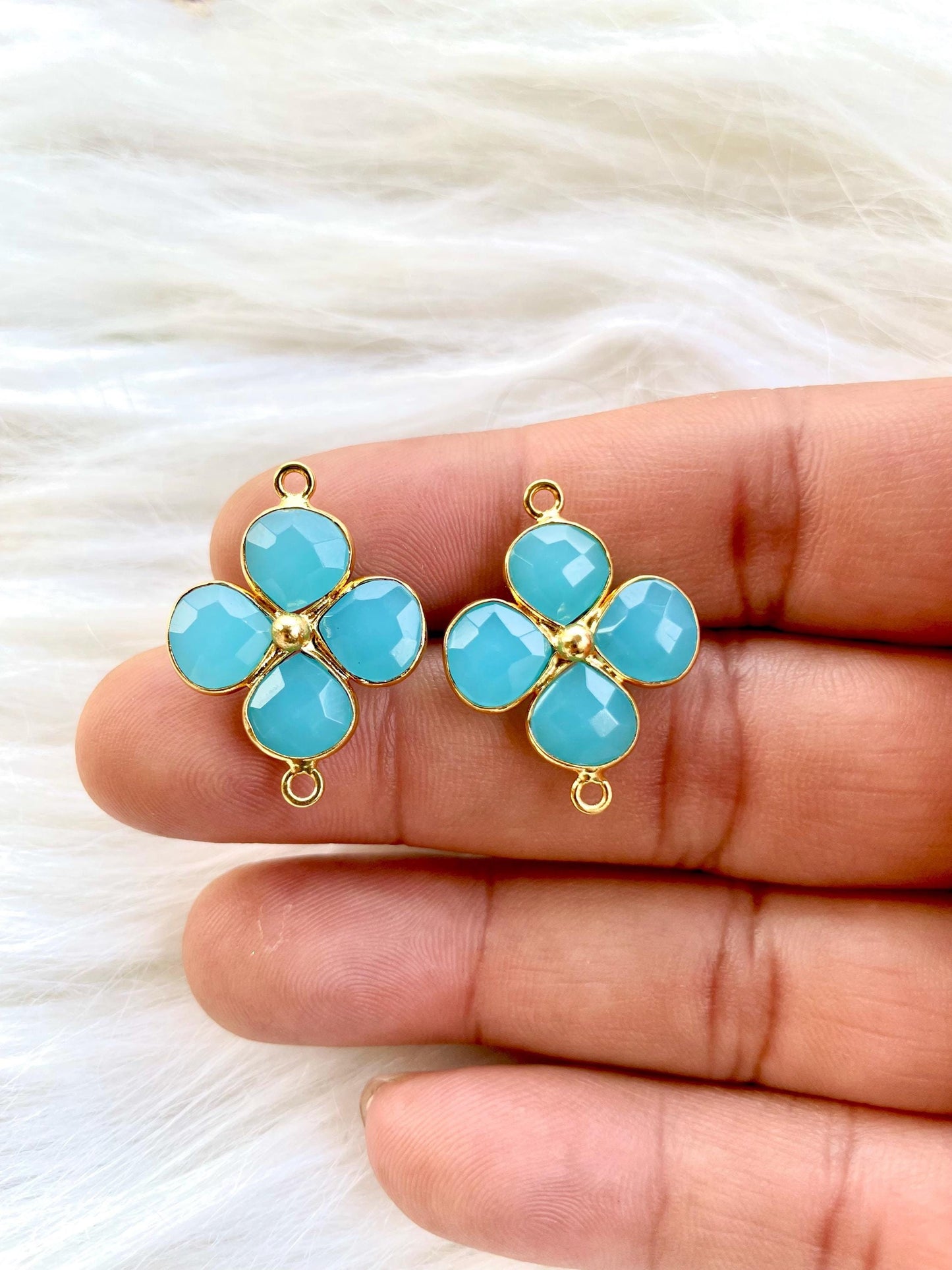 Peru Chalcedony Heart Shape Pendant,jewelry Component,Chalcedony Heart Shape connector,Chalcedony Bracelet Charm,Jewelry Making Supply,P123