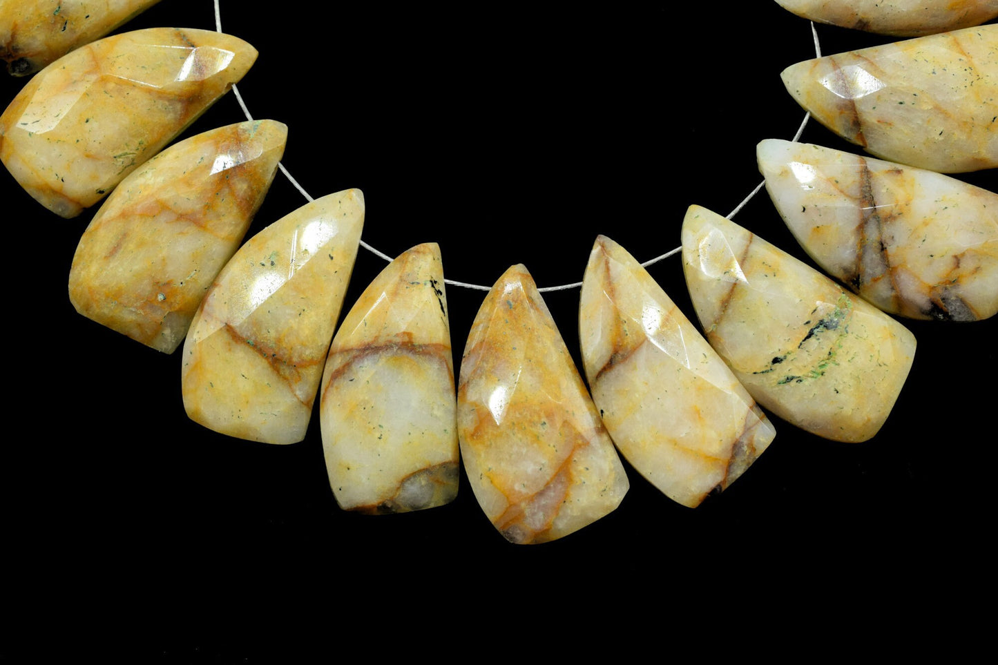 Picture Jasper 10x18mm Briolette Beads,Shark tooth shape beads,Shark tooth shape Briolettes,Picture Jasper Faceted Briolettes,Jasper beads