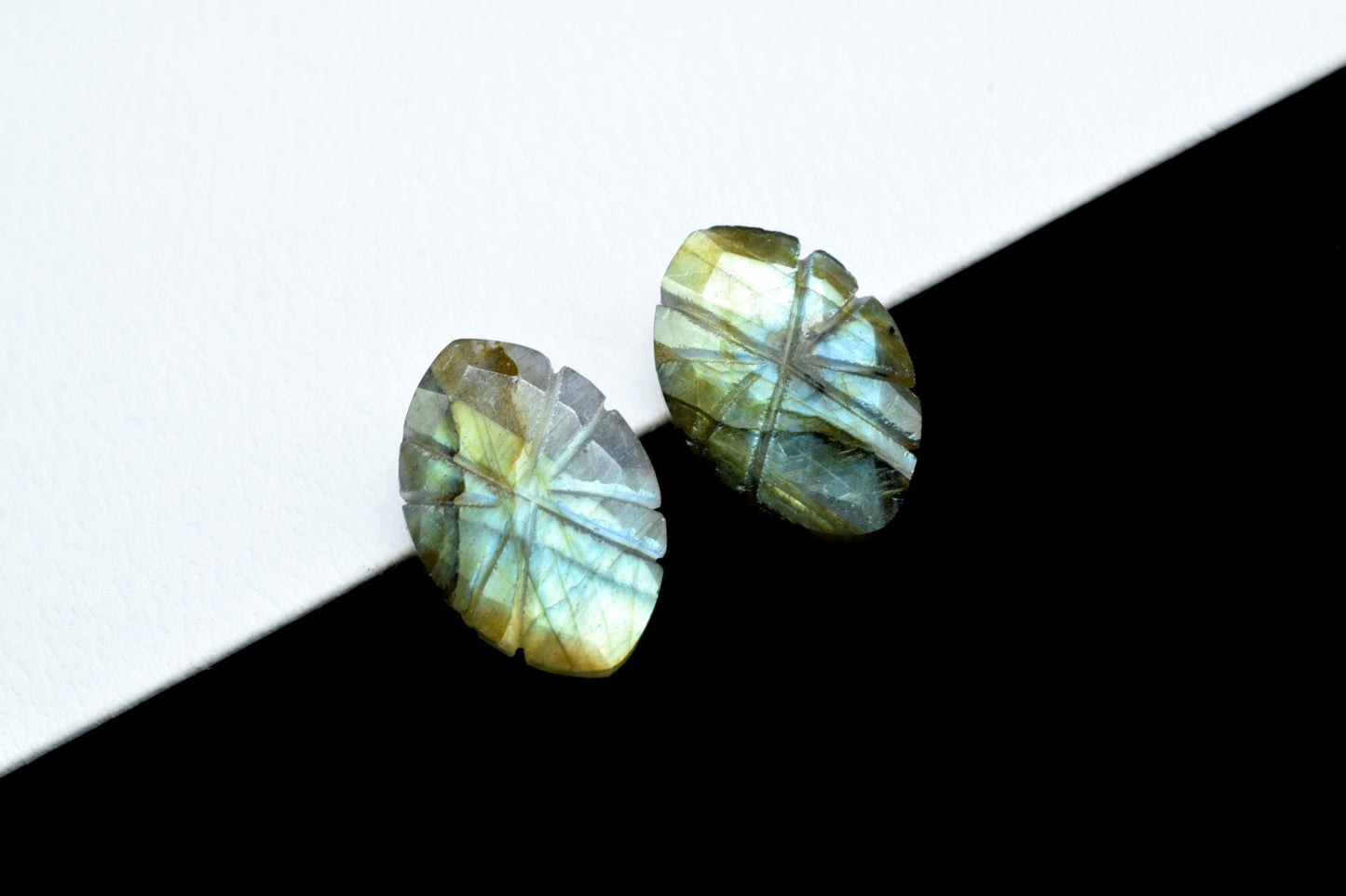 Labradorite Carved 12x18mm Marquise Faceted Beads,Carving Gemstone Beads,Labradorite Fancy Briolette Bead,Craft Supplies,Jewelry making gem