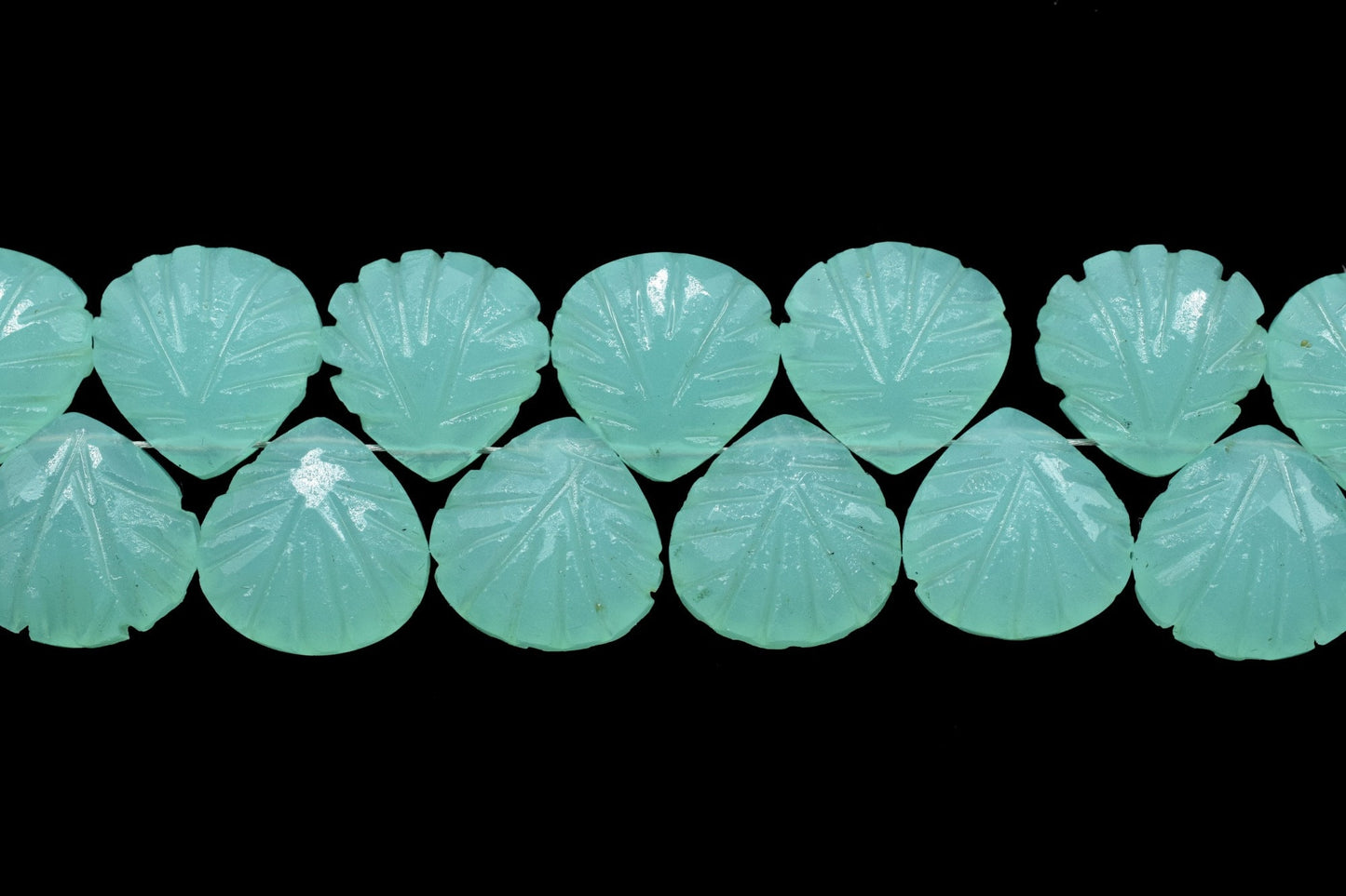 Aqua Chalcedony 12mm Carved Heart Shape Briolette,Carved Gemstone Beads,Aqua Chalcedony Carved Faceted Beads,Wholesale Price Beads,Carved