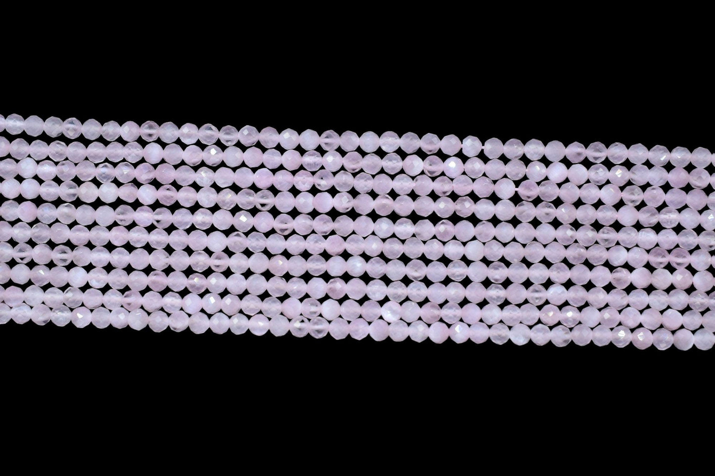 Rose Quartz AAA Faceted beads/Pink Stone Beads/Rondelle Beads/Jewerly Making Beads/Micro Cut Beads/Loose Gemstone Beads/Wholesale Beads/Gift