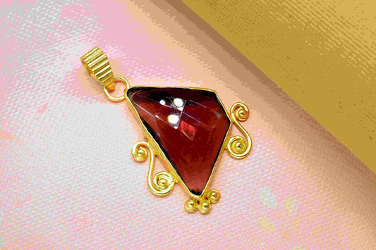 Pink Amethyst 18x30mm Irregular Shape Pendant Jewelry, Gemstone Pendant, Pink Amethyst Irregular Pendant, Amethyst Necklace,Amethyst jewelry