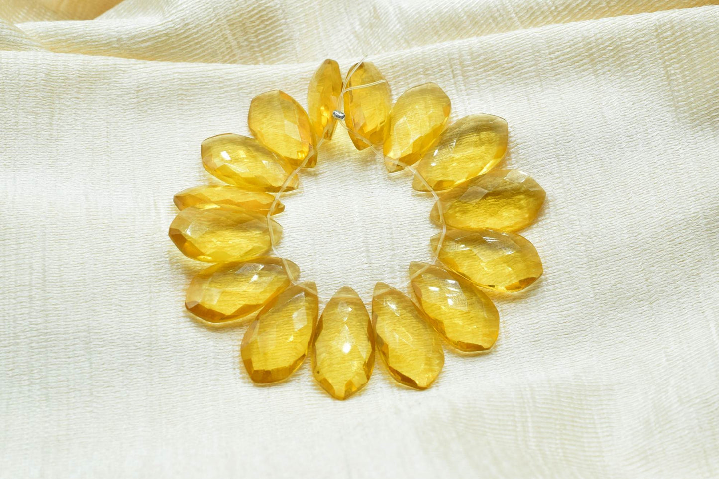 Citrine 10x20mm Faceted Pear Shape Briolette,Citrine Briolette 10 Pc pack,Superb Item at Low Price,Citrine Finest Quality Briolettes,Citrine
