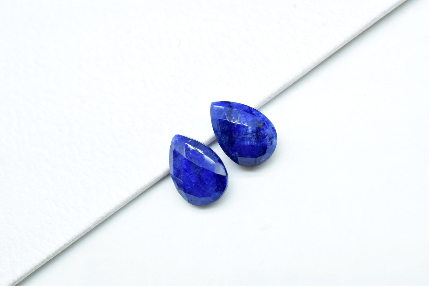 Blue Sapphire Faceted 7x10mm Pear Shape Beads,Blue Sapphire Pear Shape Briolettes,Blue Sapphire Teardrop,Pear Shape Briolettes,Sapphire bead