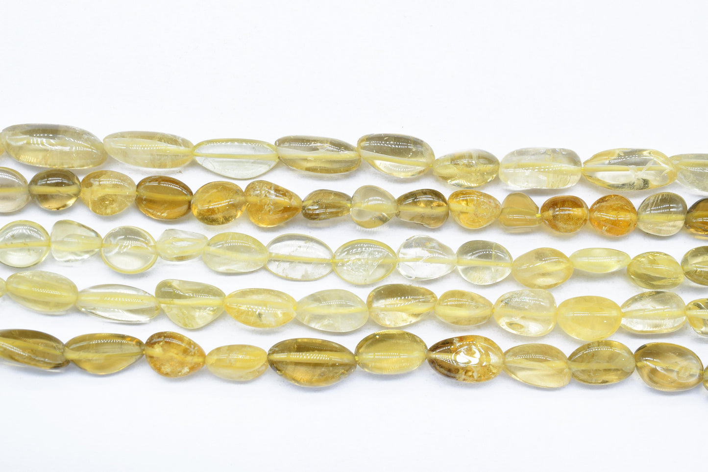Natural Gemstone Nuggets Beads/Smooth Beads/Jewelry Making Craft/Citrine Nuggets Beads/Handmade Jewelry/Citrine  Jewelry/B'day Gift