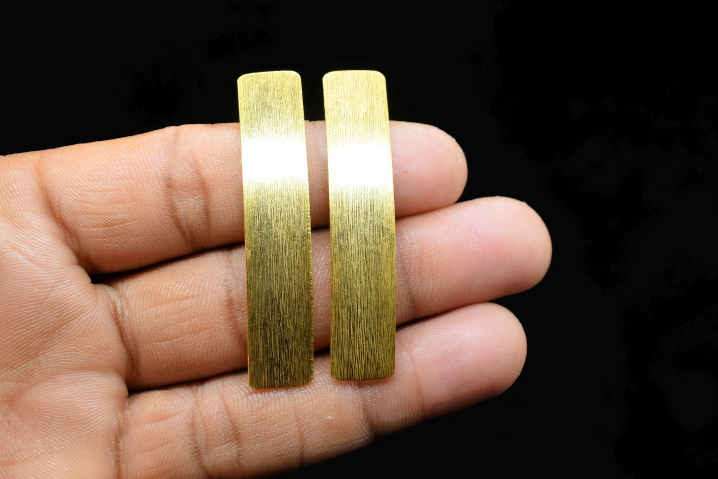 Gold plated brass earring post,Rectangle shape earring connector,Brass earring charms,Brass Earring findings jewelry,Brass Jewellery,B'Gift