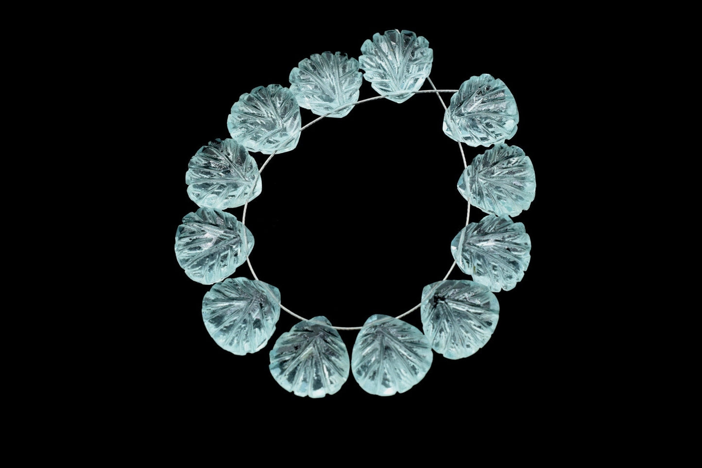 Aquamarine Carving Heart Shape Briolettes,12mm Carved Heart Shape Beads,Aquamarine Heart Shape beads,Aquamarine Briolettes,Aquamarine Beads,