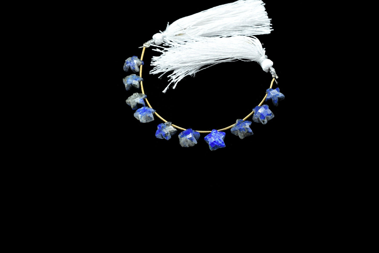 Lapis Star Shape | Briolette beads | Gemstone Beads | Strand 4 inches,Lapis carved Briolette | Fancy Shape | Star Shape | Lapis lazuli Beads