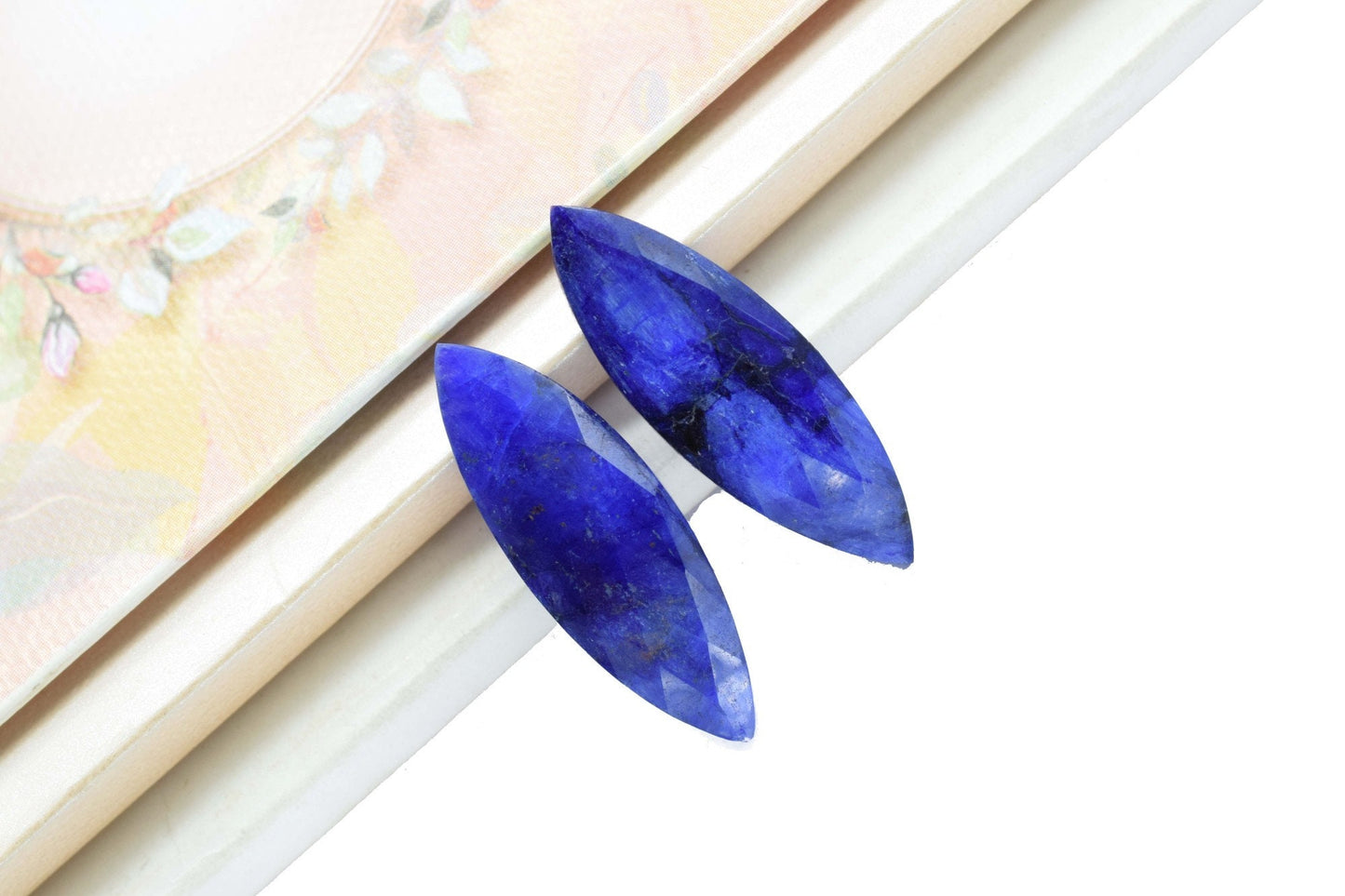 Blue Sapphire Long Drop 10x30mm Briolettes, Sapphire Drops, Tear Drop Briolettes, Sapphire Briolette,Sapphire Jewelry Beads,Jewelry Supplies