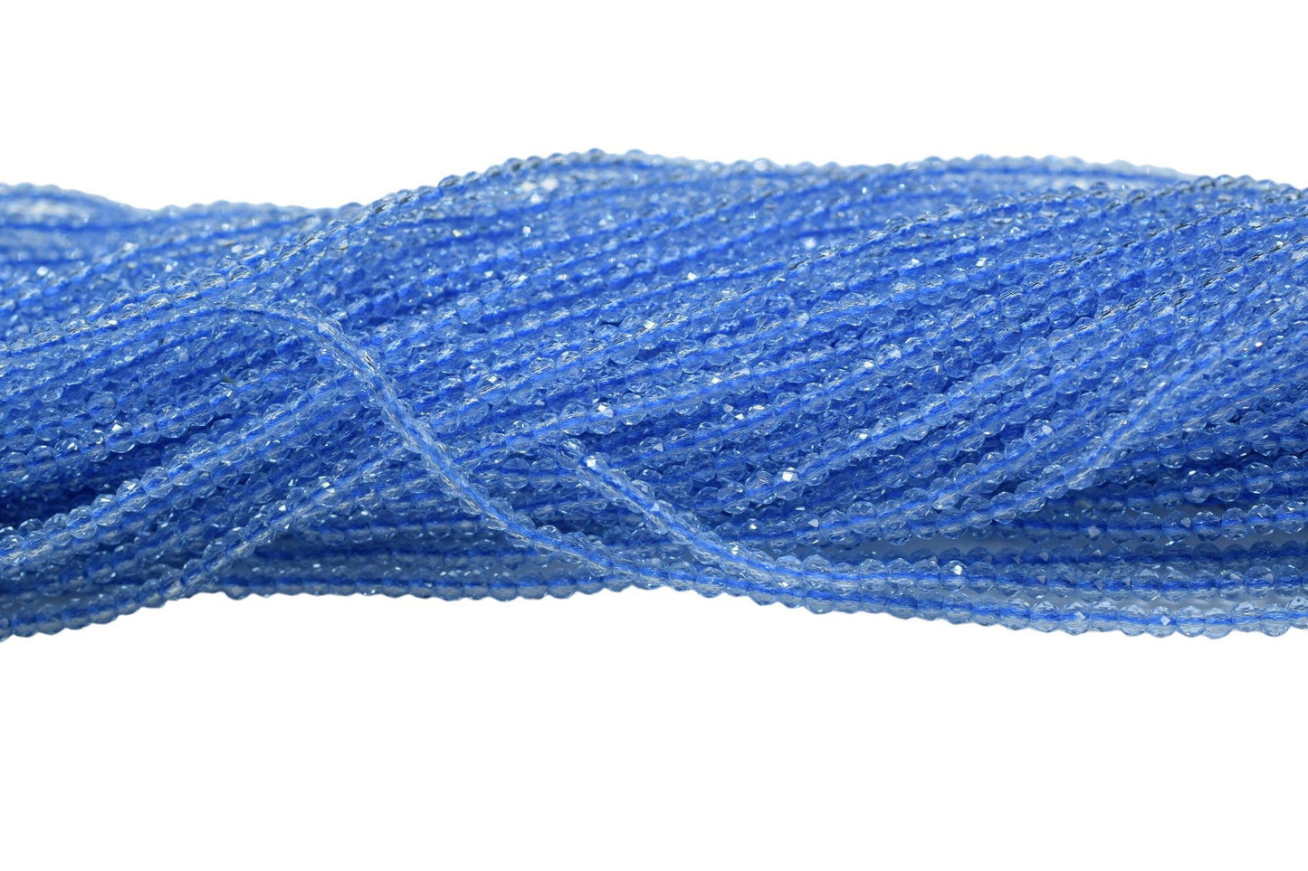 Tanzanite Faceted Beads/Beads Strand/Jewerly Making Beads/2mm Tanzanite Beads Strand/Loose Beads/Rondelle Beads/Full Strand Beads/Gift