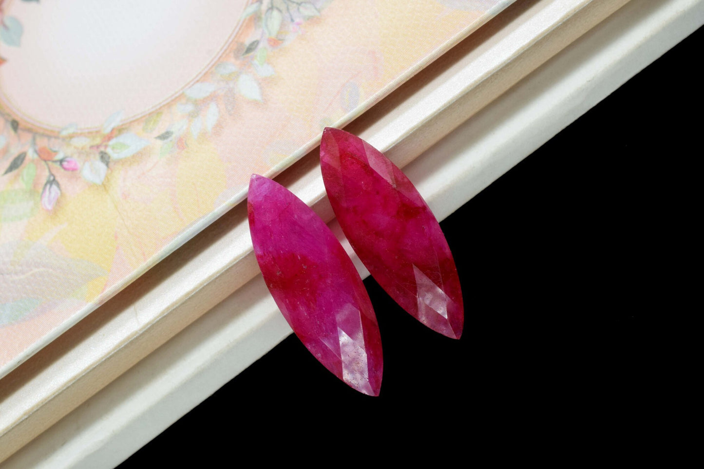 Natural Ruby Marquise  10x30mm Briolettes,Ruby Marquise Briolettes,Ruby Briolette, Jewelry Supplies,Ruby BEADS,Ruby Jewelry Marquise Shape