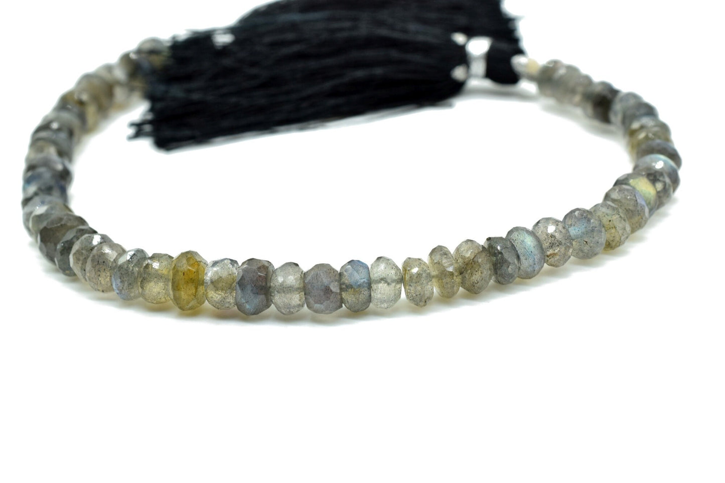 Labradorite 6mm faceted Rondelle Beads,Labradorite beads,Jewelry Making beads Craft,Labradorite Gemstone Bead,Labradorite fine beads,jewelry