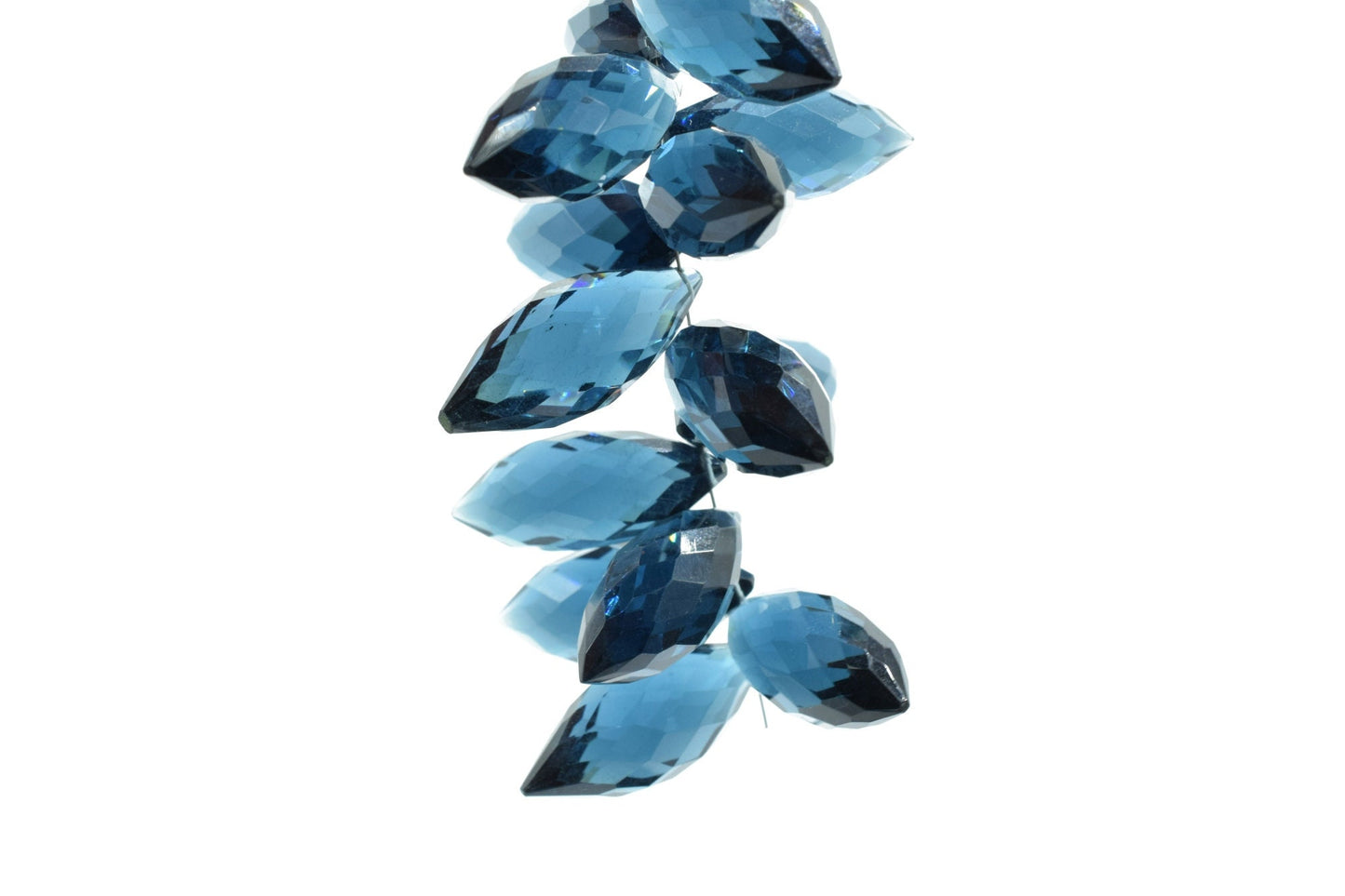 Natural Kyanite 10x25mm dew drope faceted beads,Kyanite Briolettes,AAA Quality Drops,Kyanite Dew Drop,Faceted Dew Drop,Dew Drop Briolettes