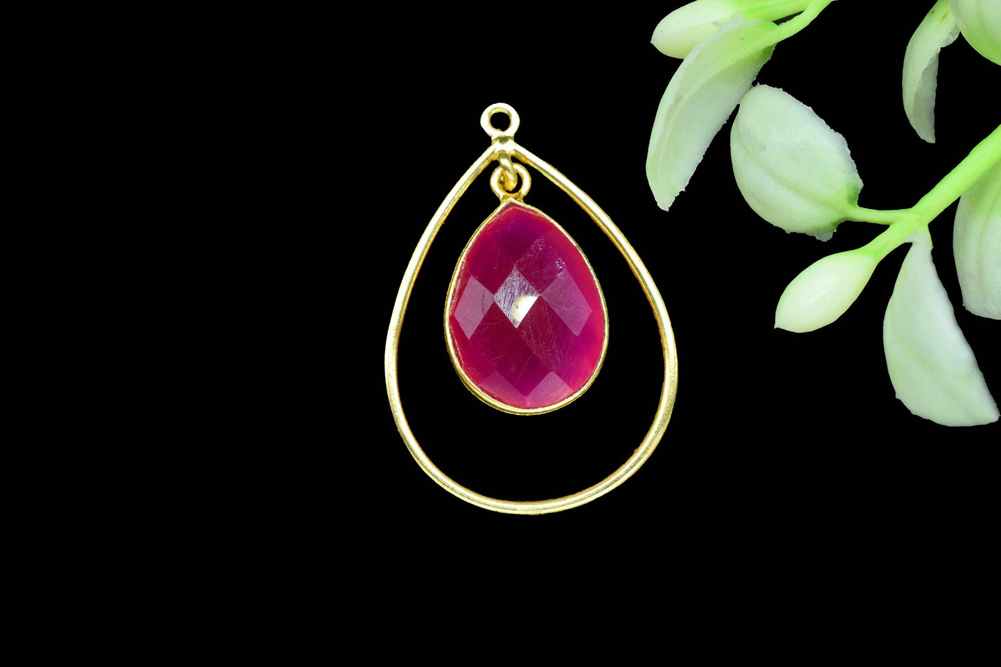 Finding Teardrop Bezel Pendants,Handmade Beads Dangle Earring,Station Link Supply,Statement Pendant Jewelry,Gemstone Finding Components,Gift