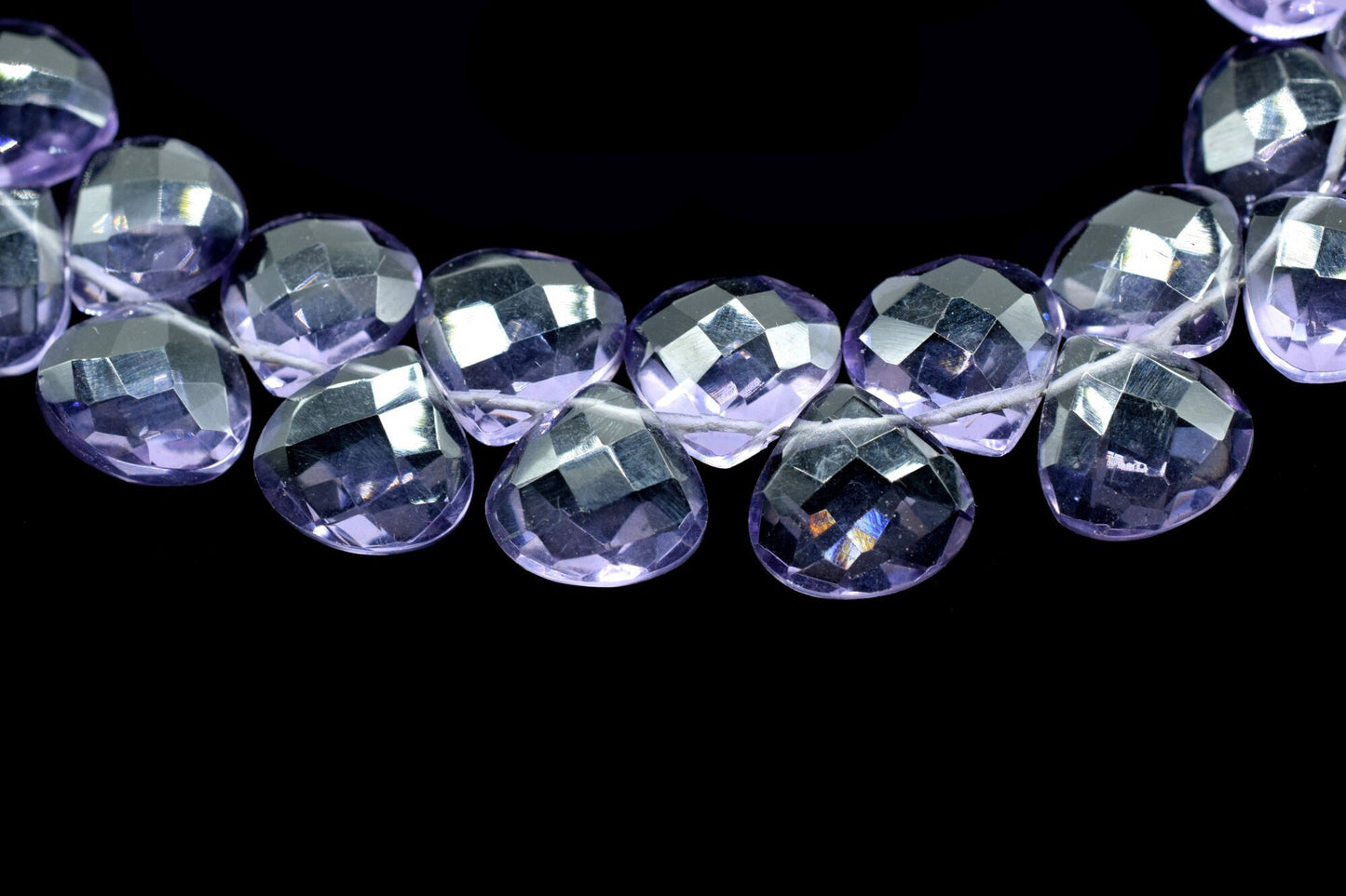 Amethyst Heart shape 10mm Briolettes,Amethyst drilled Briolette,February Birthstone briolettes,Purple Amethyst Quartz briolettes,Amethyst