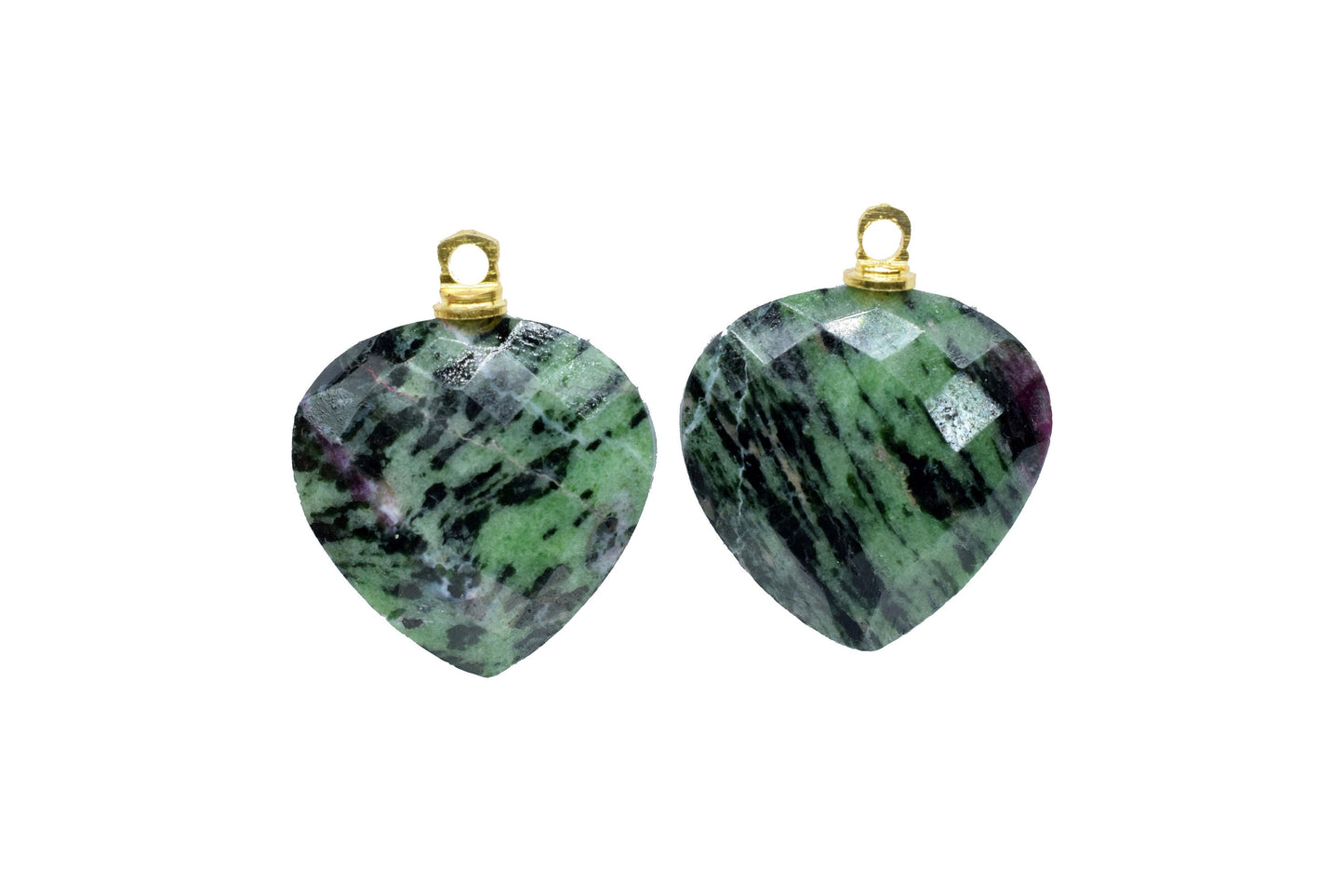 Heart Shape Faceted Connectors,Handmade Jewelry,Beads Pendants,Gemstone Single Bail Pendants,Heart Shape Briolettes Pendant Charms,Mom Gift