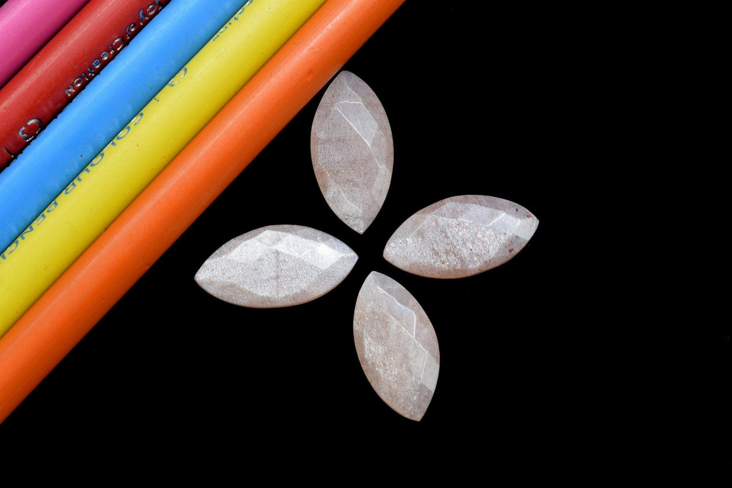 Peach Moonstone 10x20mm Faceted Marquise Briolettes Moonstone Faceted Briolette Peach Moonstone Marquise Briolette,Faceted stone Briolettes