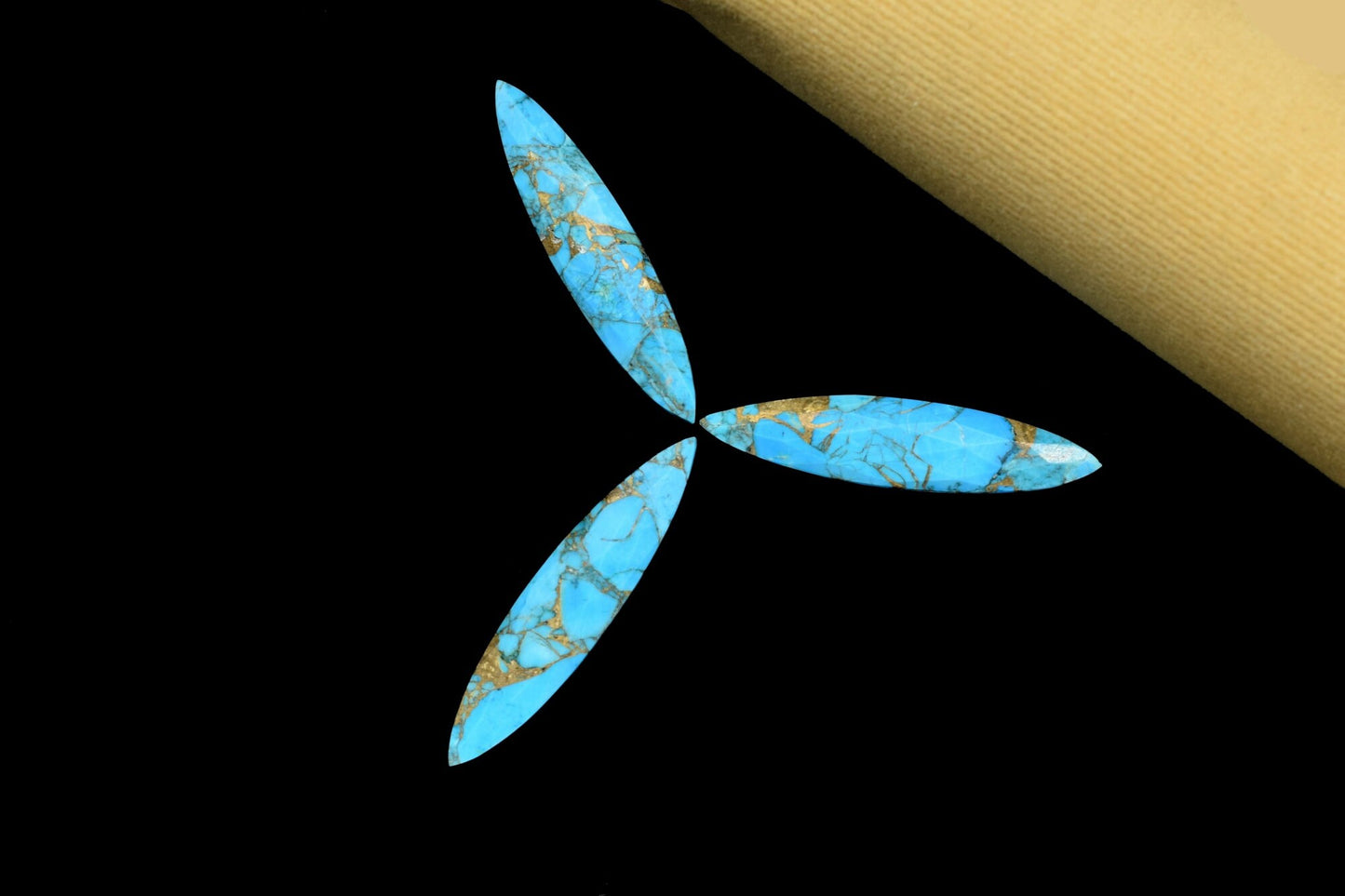 Copper Turquoise Teardrop Shape 7x34mm Briolettes, Turquoise Faceted Briolettes Beads Strands, Turquoise Long Drop Briolette,Craft Supplies