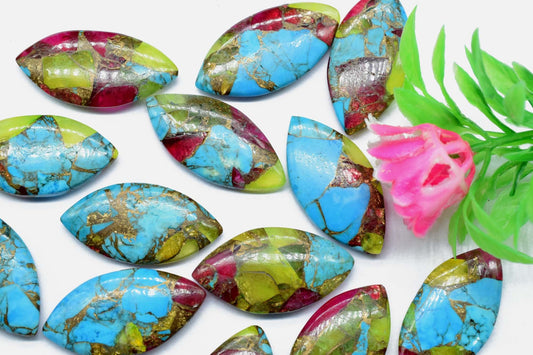 15x30mm Marquise Shape Copper Turquoise Beads,Copper Turquoise Briolettes,Rare Copper Turquoise Briolettes,Fancy Turquoise briolettes beads