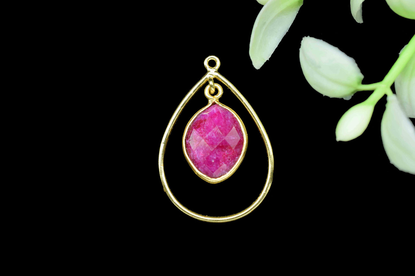 Handmade Bezel Pendant,Station Link Supply,Gemstone Components,Elegant Pendant Jewelry,Finding Teardrop Pendants,Components Dangle Earrings