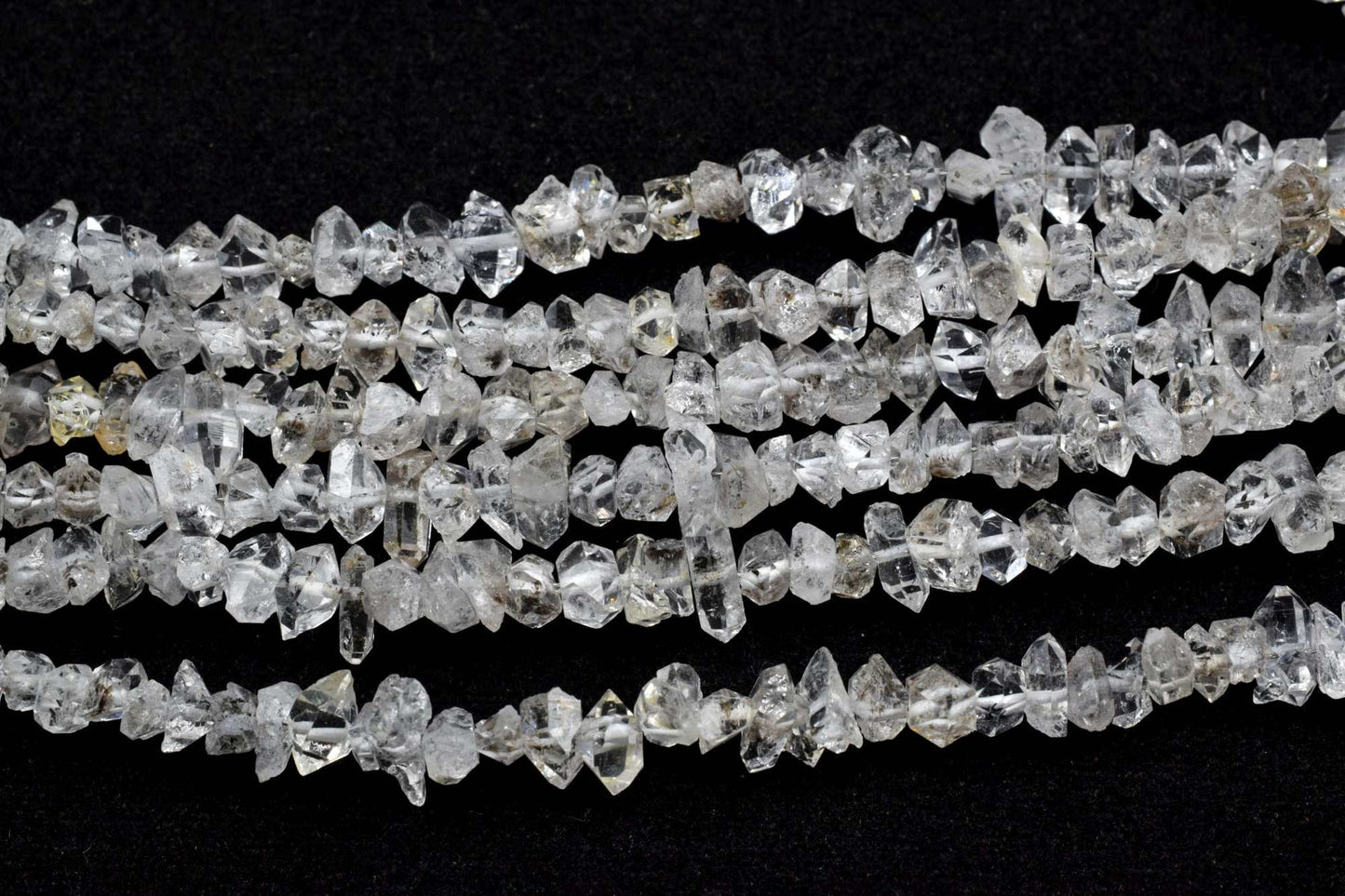 Sparkling Herkimer Diamond Quartz, Full Drill, Faceted Nuggets,Herkimer Diamond Nuggets stone,Herkimer jewelry making supplies and crafts