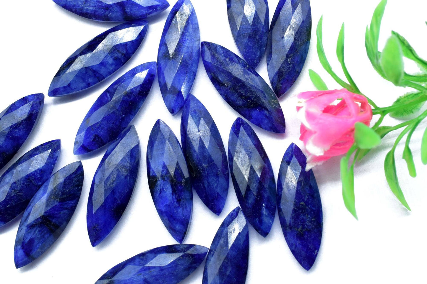 Blue Sapphire Long Drop 10x30mm Briolettes, Sapphire Drops, Tear Drop Briolettes, Sapphire Briolette,Sapphire Jewelry Beads,Jewelry Supplies