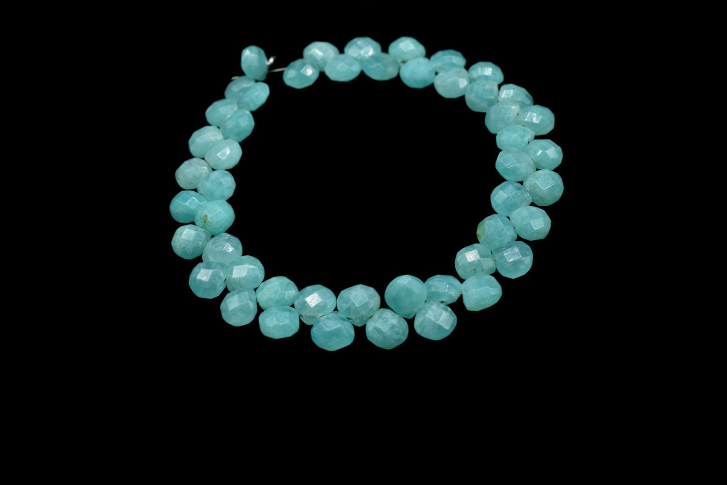 Natural Amazonite Faceted 6mm Heart Shape Beads,6mm Heart Shape Briolettes,Amazonit faceted Beads,Micro faceted Beads,mint green Gemstone