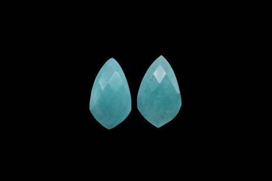 Amazonite Faceted Fancy Pear Shape Briolettes,12x20mm Fancy Pear Beads,Amazonite Fancy Beads,Amazonite Fancy Briolettes,Fancy Faceted beads