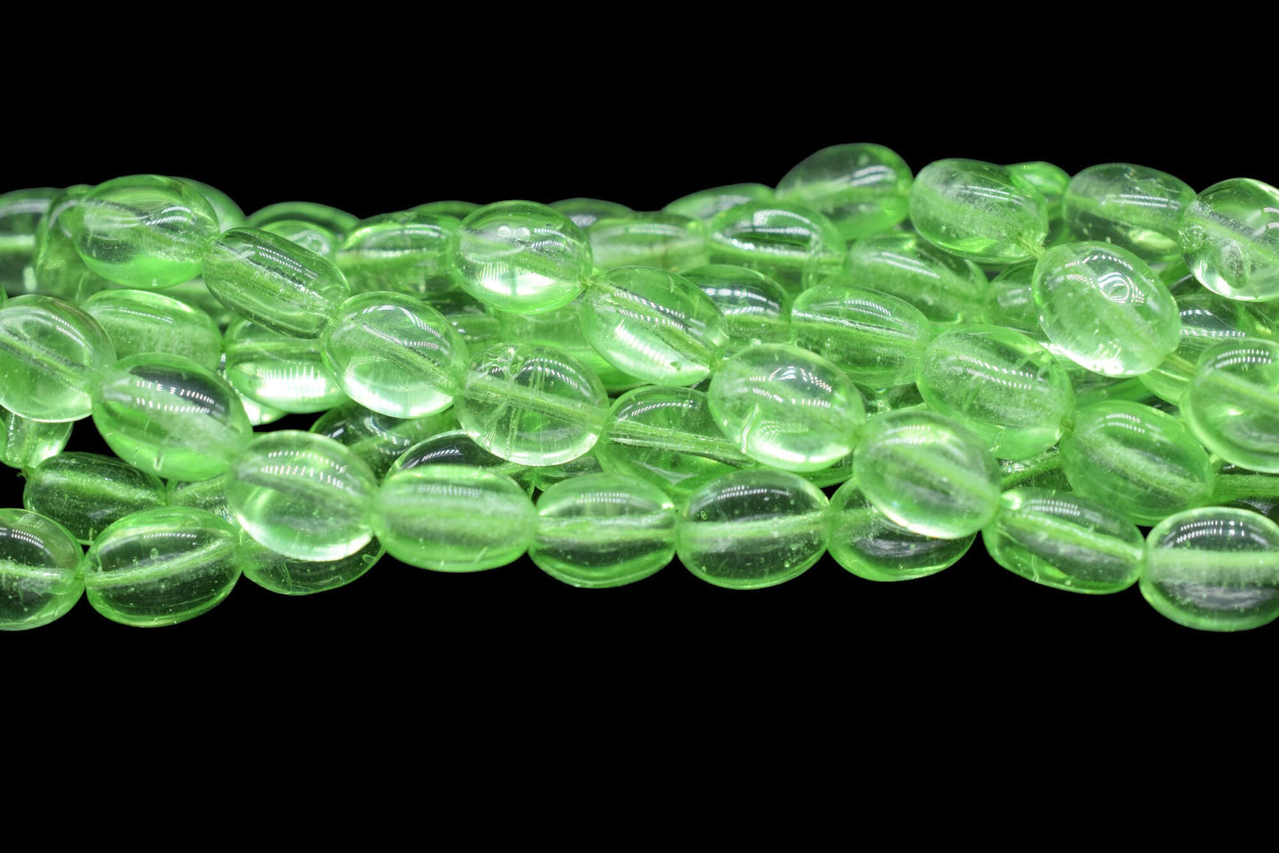 Green Amethyst Smooth Oval Beads,Green Quartz Smooth Beads,Loose Beads for Jewelry Making,Plain Oval Beads,Green Amethyst Smooth Nuggets