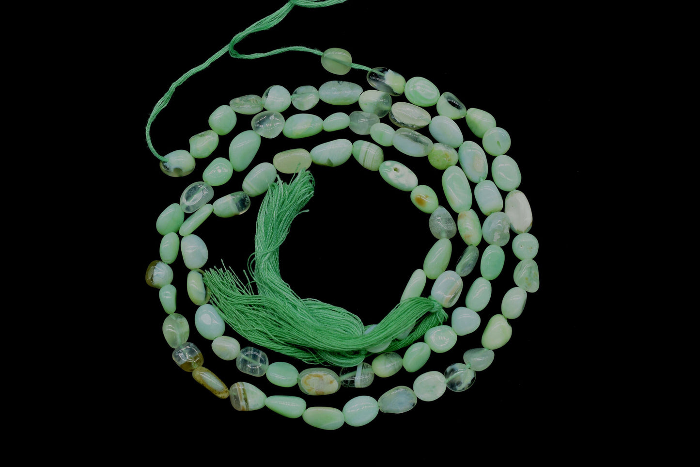 Top Quality Chrysoprase Nuggets Shape 6x7mm to 6x10mm Beads, Chrysoprase Plain Nugget Beads, Chrysoprase Smooth Beads, Jewelry Making Craft