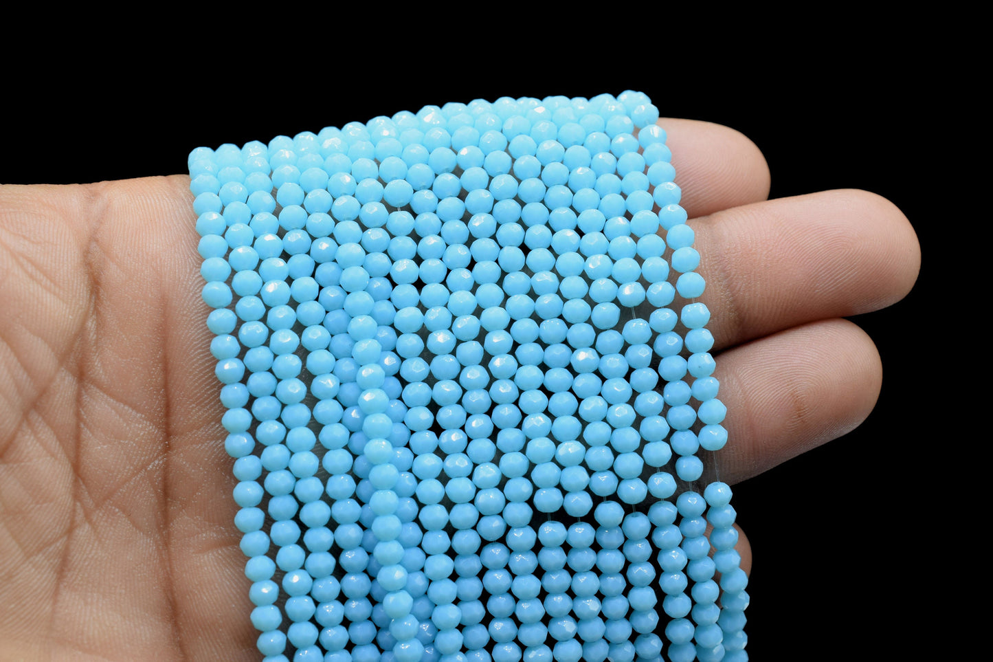3.50mm Turquoise Faceted Beads,Turquoise Jewelry Making beads,Wholesale Beads supplier,Blue Turquoise Beads,Turquoise Bead,Turquoise Jewelry