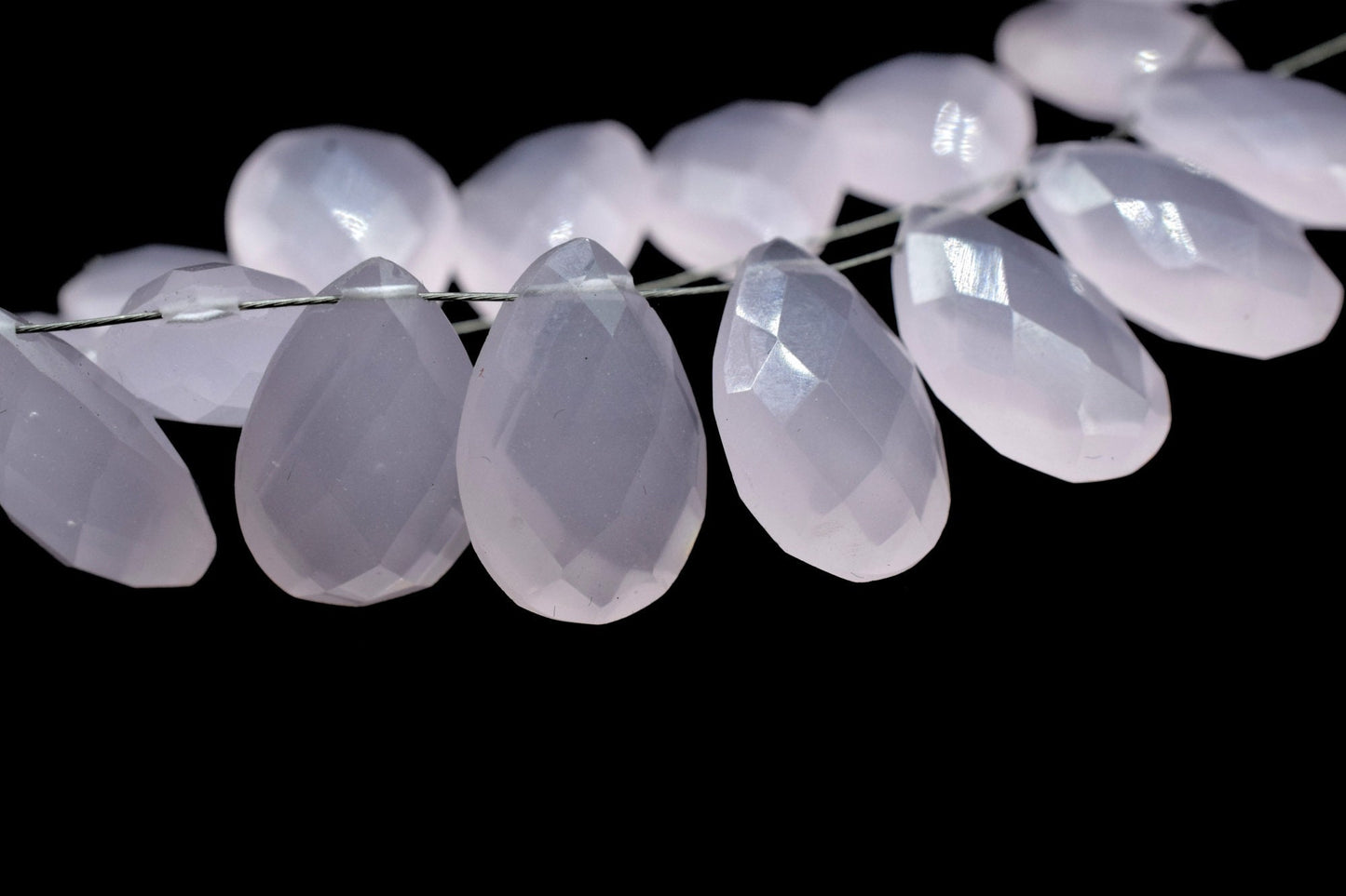 Pink Rose Quartz 10x15mm Faceted Pear Shape Briolettes,Jewelry Making Gemstone,Pear Shape Beads,Rose Quartz TearDrop Beads,Pink Faceted bead