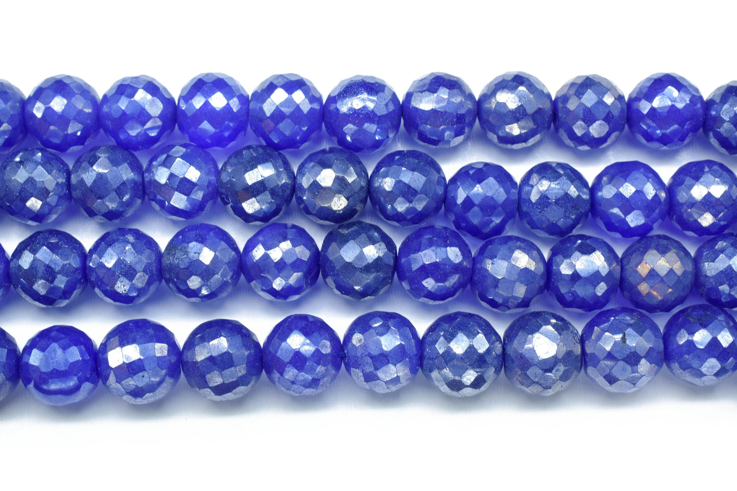 10mm Natural Blue Sapphire Round Beads,Sapphire Faceted Round Balls,Gemstone Round Balls,Sapphire Faceted Beads Strand,Jewelry Making Beads
