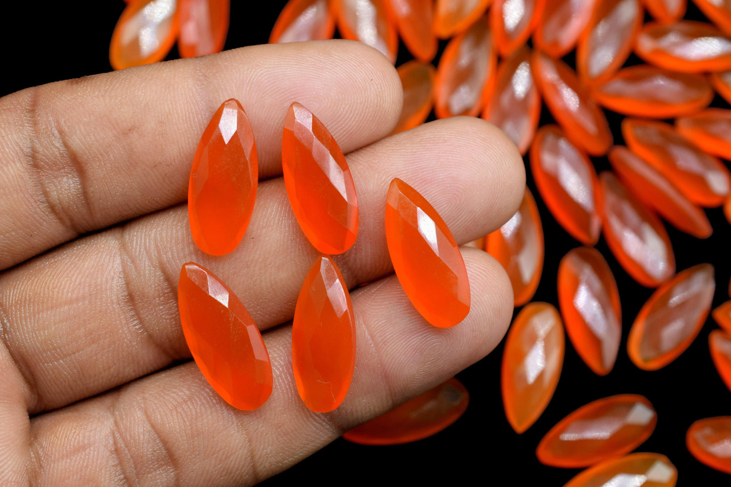 Carnelian 8X20mm Faceted Teardrop Beads,Carnelian Faceted  Briolettes,Carnelian Beads,jewelry making Beads,Carnelian Briolettes Beads,