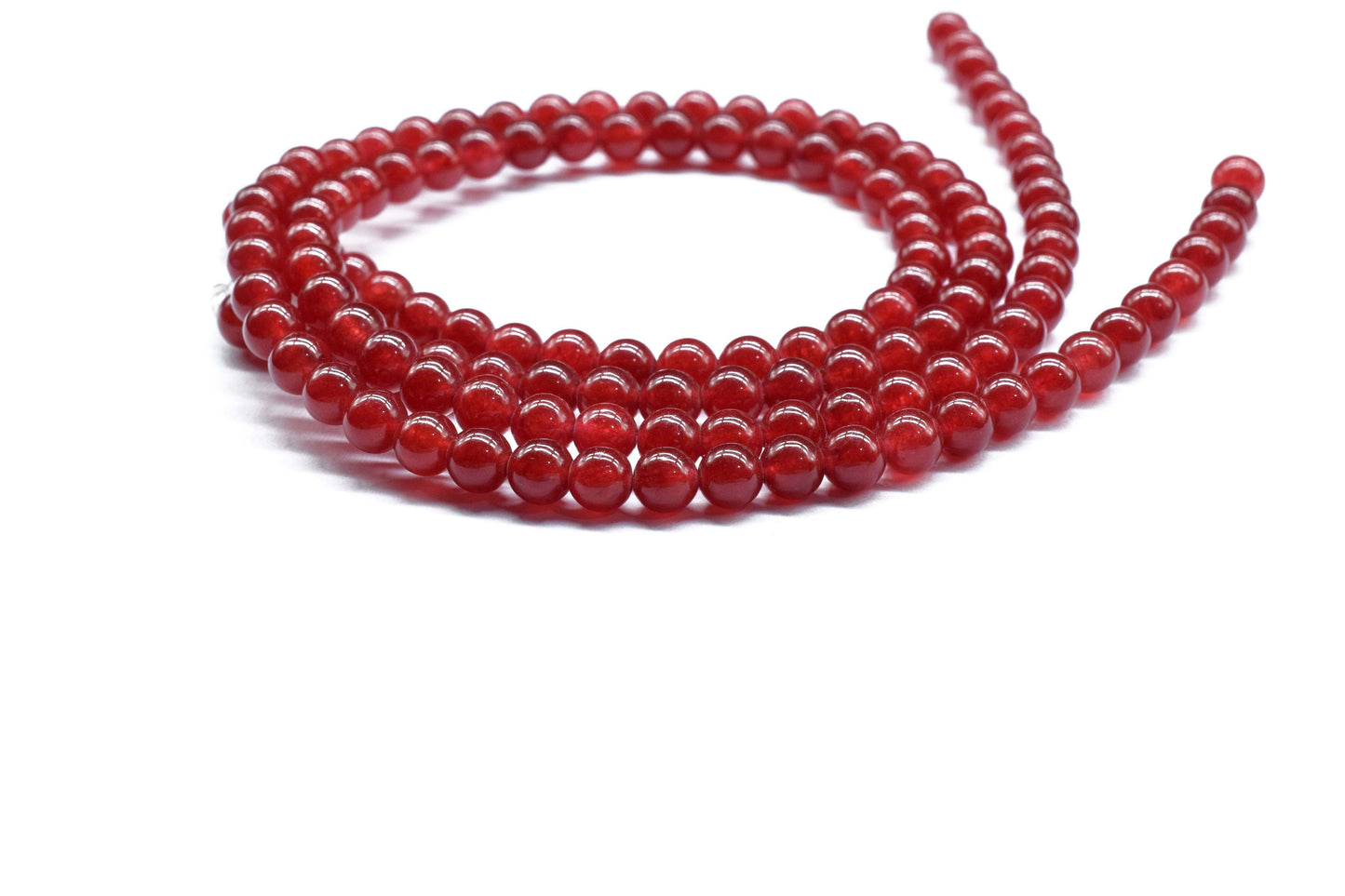 Red Jade Smooth Gemstone 6mm To 7mm Round Shape Briolettes,Red Jade Gemstone 15 Inch Beads Strands Jewelry,Red Jade Strands Jewelry,gift