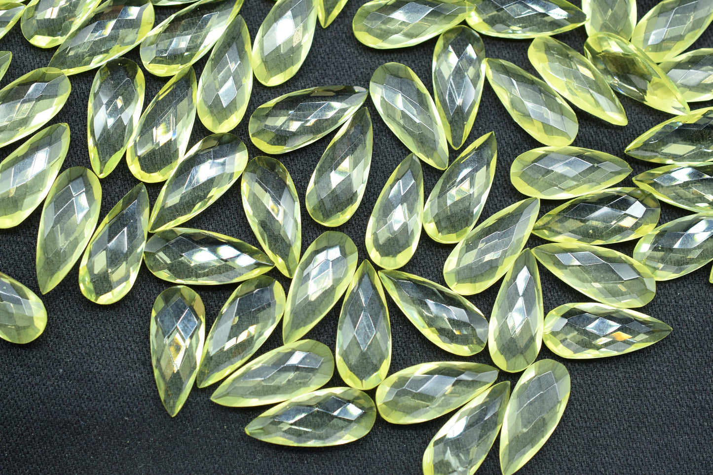 Lemon Quartz 8X20mm Faceted Teardrop Beads,Lemon Quartz Faceted  Briolettes,Lemon Faceted Beads,jewelry making Beads,Lemon Beads Briolettes