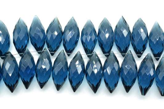 Natural Kyanite 10x25mm dew drope faceted beads,Kyanite Briolettes,AAA Quality Drops,Kyanite Dew Drop,Faceted Dew Drop,Dew Drop Briolettes