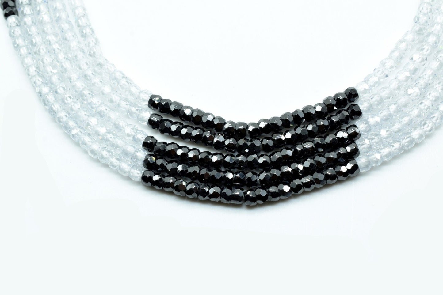 5 String Of Multi stone semi precious 3mm beads Necklace,Multi Zircon Necklace olive Traditional necklace- Gemstone Precious Necklace