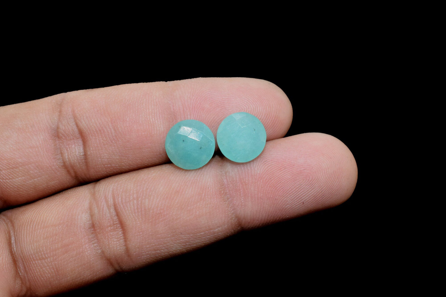 Amazonite Coin Shape Beads,Amazonite 10mm Coin Beads,Natural Gemstone Coin,Front Drill Beads,Amazonite Briolettes,mint stone jewelry beads