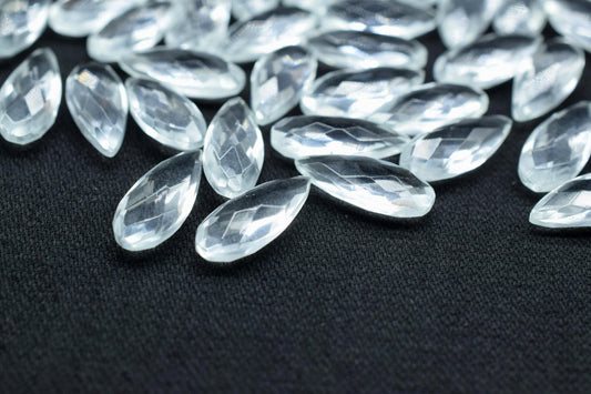 Crystal Clear Quartz 8X20mm Faceted Teardrop Beads,Crystal Faceted Briolettes,Crystal Clear Faceted Beads,jewelry making Supply,Crystal Bead